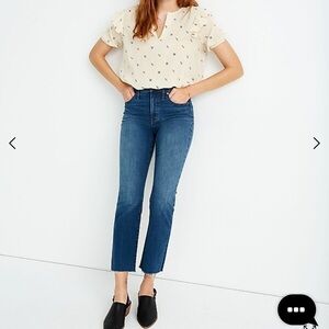 Cali Demi-Boot Jeans in Preston Wash: Raw-Hem Edition